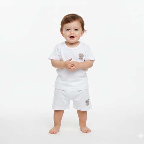Baby Cotton T-Shirt &AMP;AMP; Shorts Set