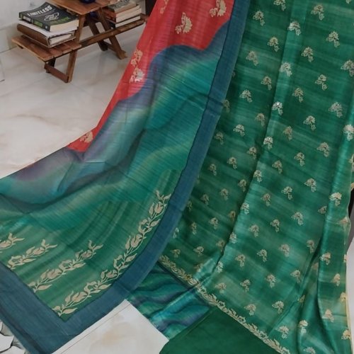 Pure Viscose Silk Digital Printed Unstitched Suit