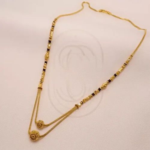 18k Two Layered Gold Mangalsutra