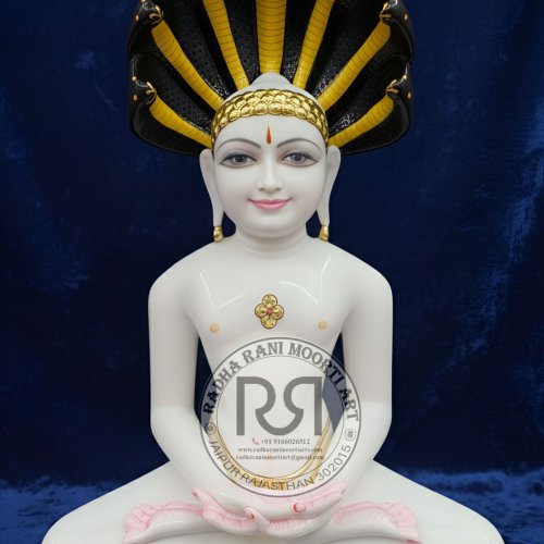 Makrana Marble Bhagwan Parshwanath Ji Moorti