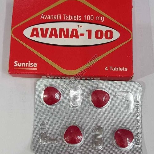 Avana 100mg Avanafil Tablet