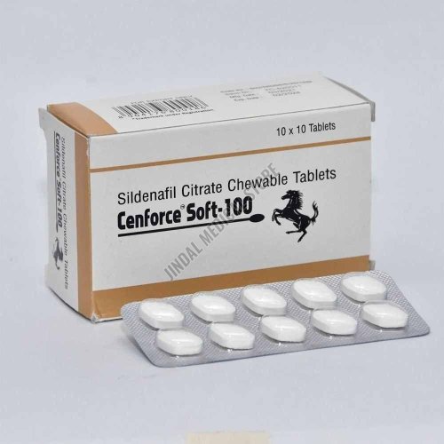 Cenforce Soft 100mg Sildenafil Citrate Tablet