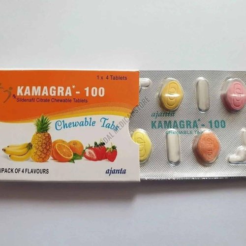 Kamagra Soft Chewable Sildenafil Citrate Tablet