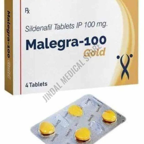 Malegra 100 Gold Sildenafil Citrate Tablet