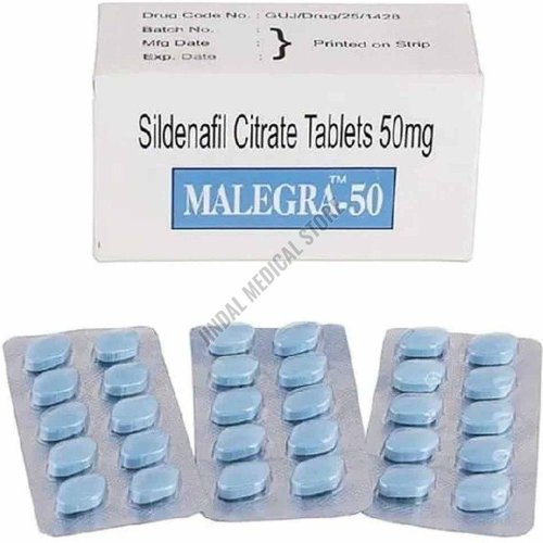 Malegra 50mg Sildenafil Citrate Tablet