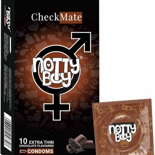 Notty Boy Check Mate Chocolate Flavoured Condom