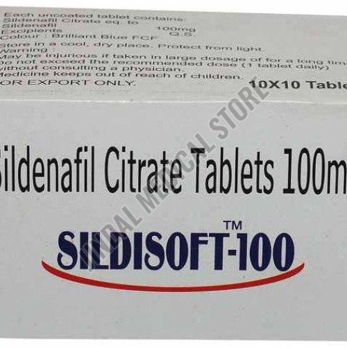 Sildisoft 100mg Sildenafil Citrate Tablet