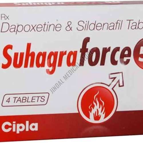 Suhagra Force 50mg Sildenafil and Dapoxetine Tablet