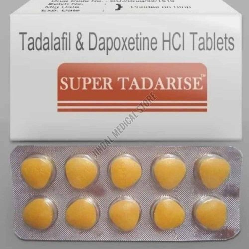Super Tadarise Tadalafil and Dapoxetine Tablet
