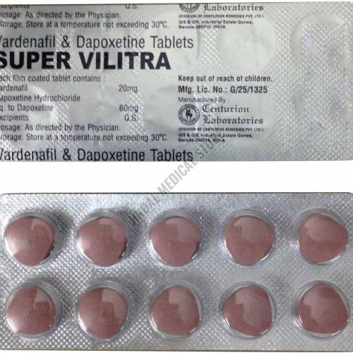 Super Vilitra Vardenafil And Dapoxetine Tablet