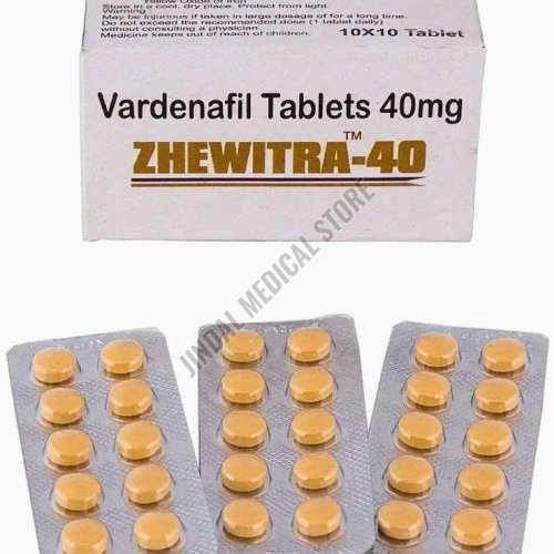 Zhewitra 40mg Vardenafil Tablet