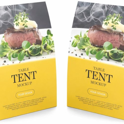 Printed Table Tent Cards