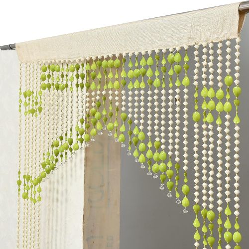 PVC Green Beads Crystal Door Curtain