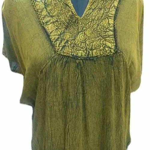 Rayon Crepe Bartik Poncho