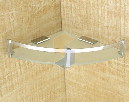Brass Corner Bathroom Shelf