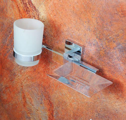 Kingston Brass Soap Dish with Tumbler Holder