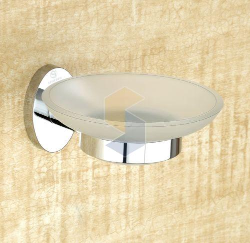 Oslo Brass Glass Soap Dish