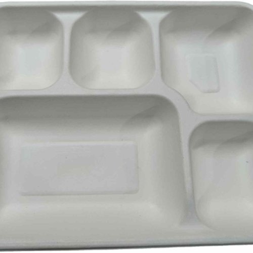 5CP Rectangle Sugarcane Bagasse Plate