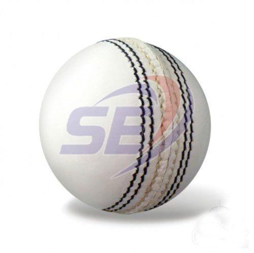 White Cricket Leather Ball