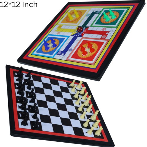 Cardboard Chess &AMP; Ludo Board Game