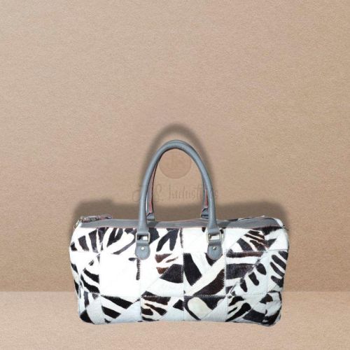 Leather Nature Hairon Duffle Bag