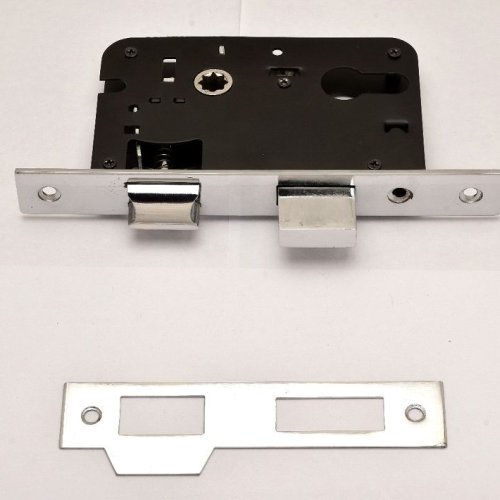 Mortise Lock Body with Matching Strike Plate