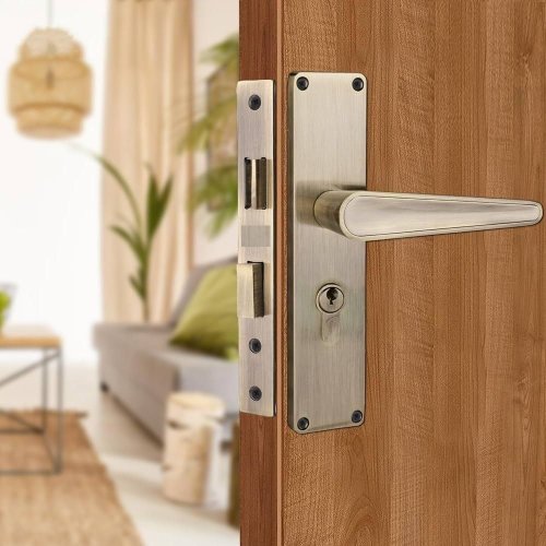 Steel Polished Door Handle Lock Steel Polished Door Handle Lock