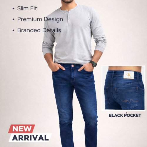 Mens Blue Denim Jeans