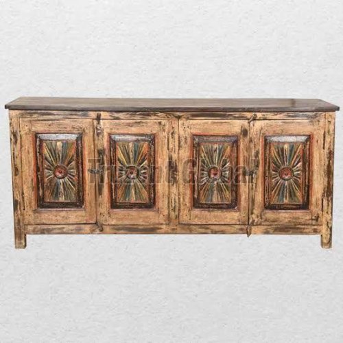 Brass Inlay Wooden Nesting Tables