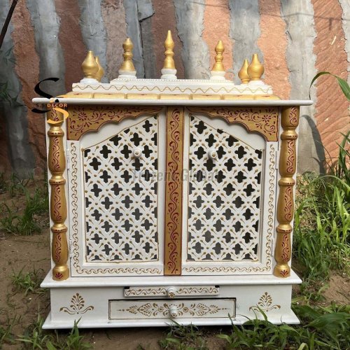 Traditional Painted Wooden Temple