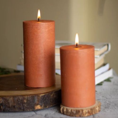 Obelisk Minimal Paraffin Wax Pillar Candle