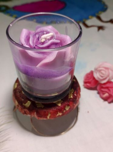 Whiskey Glass Jar Candle