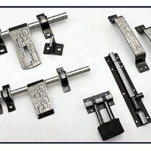 Black Silver Gloss Stainless Steel Door Kits