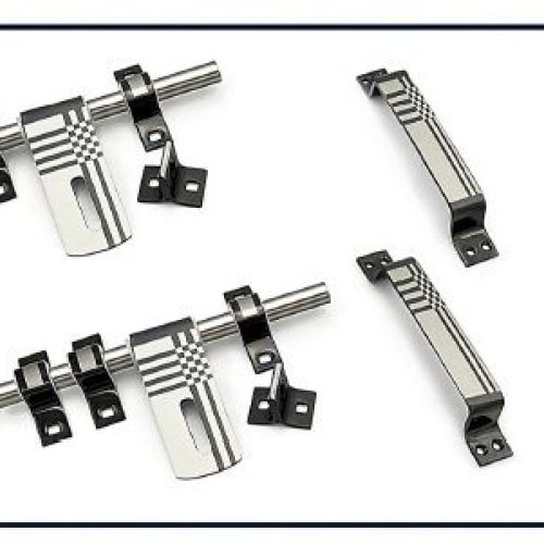 Full Brass Stainless Steel Aldrop Handle Set