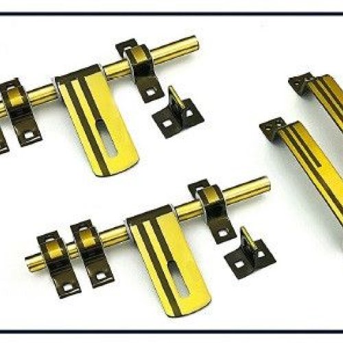 Vintae Gold Stainless Steel Aldrop Handle Set
