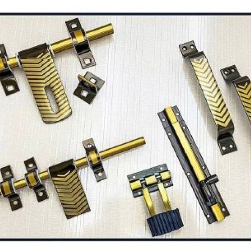 Vintage Gold Stainless Steel Door Kits