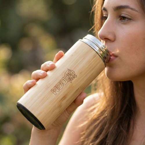 Dgm Bamboo Thermos The Eco-Insulator Flask