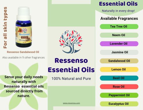 15ml Ressenso Sandalwood Essential Oil