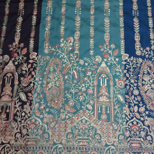 Contemporary Embroidered Fabric