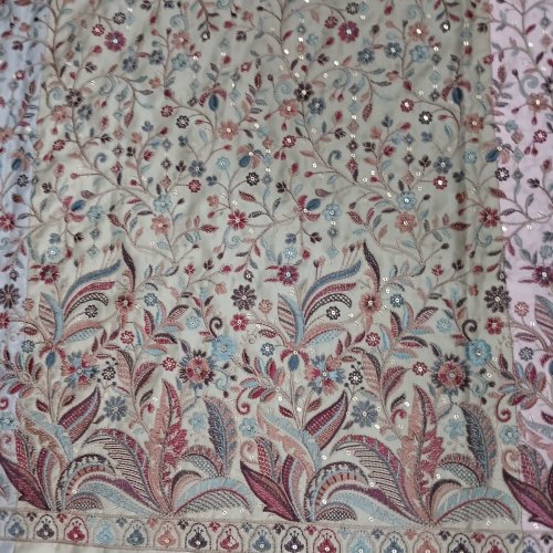 Elegant Finish Embroidered Fabric