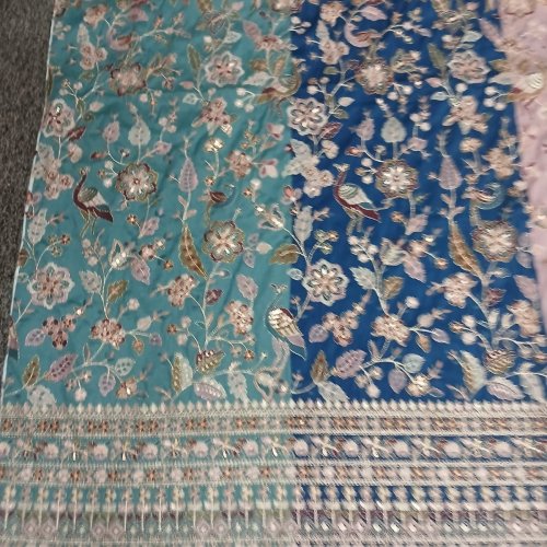 Hanging Motif Embroidered Fabric