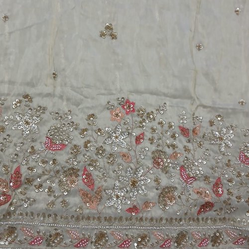 Machine Embroidered Fabric