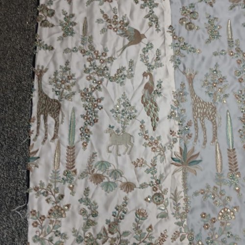 Zardozi Embroidered Fabric