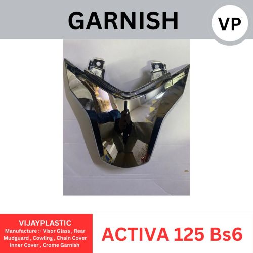 Activa 125 BS6 Crome Garnish Visor Glass