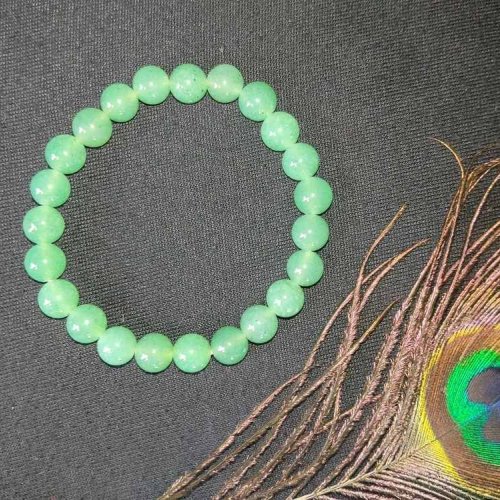 Grenn Aventurine Beaded Bracelet