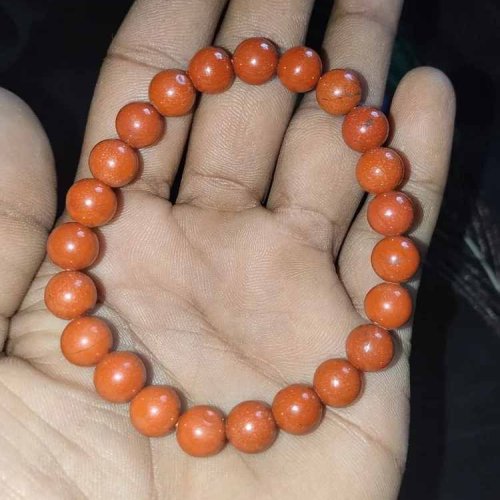 Natural Red Jasper Stone Bracelet