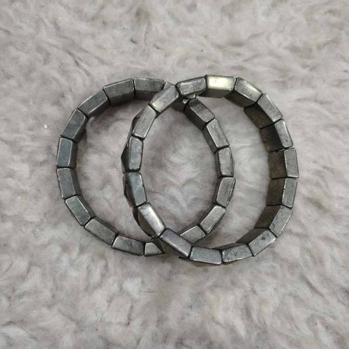 Pyrite Pyramid Bracelet