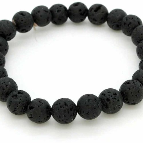 Round Lava Stone Bracelet Round Lava Stone Bracelet