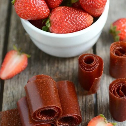 Strawberry Fruit Leather Jerky
