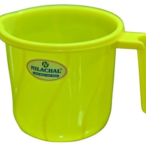 1 Liter Yellow Plastic Mug